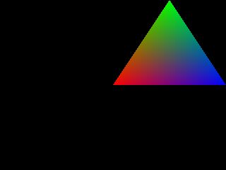 screenshot with triangle